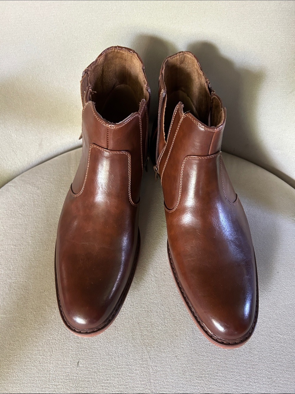 Unlisted Men's Chukka Boots - Rich Brown Leather